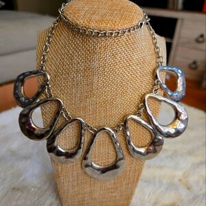 **3/$10** Chico's Silver Statement Necklace